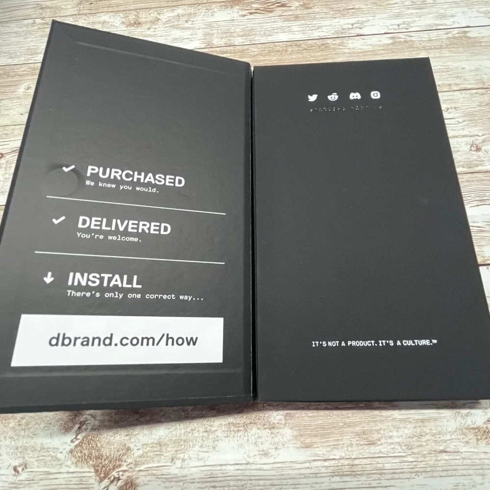 dbrand Grip Case Samsung Galaxy S24 MagSafe Black Alpine Skin New Open Box